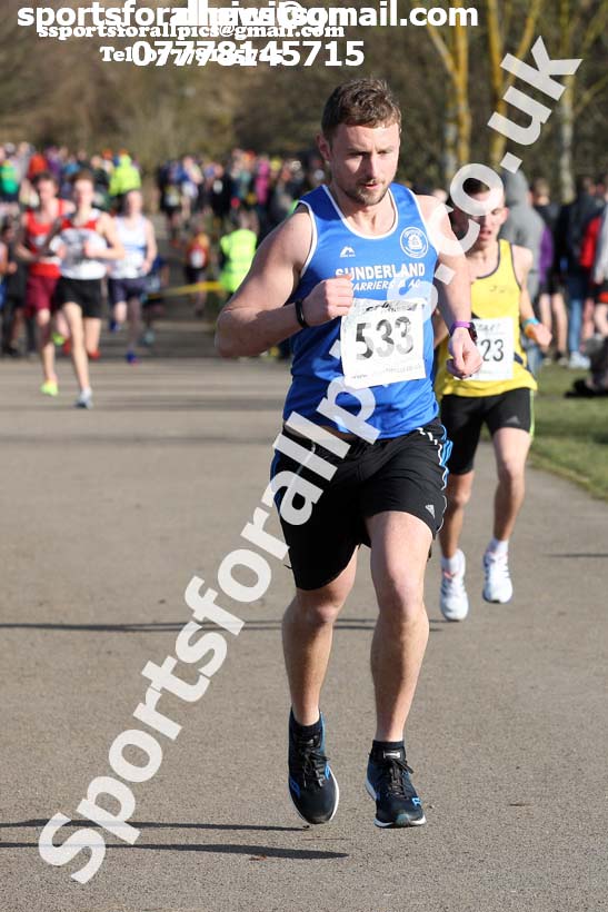 Senior mens 2018 Royal Signals NECAA Road Relays, Hetton. Photo: David T. Hewitson/Sports for All Pics